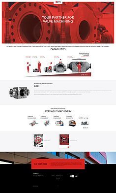 工业机械网页与网站设计 精准呈现专业力量与高效交互